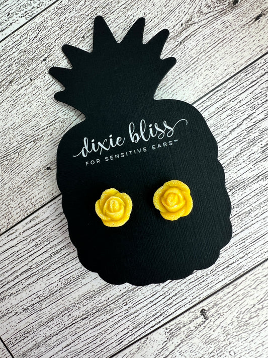 Druzy Roses in Sunshine Yellow