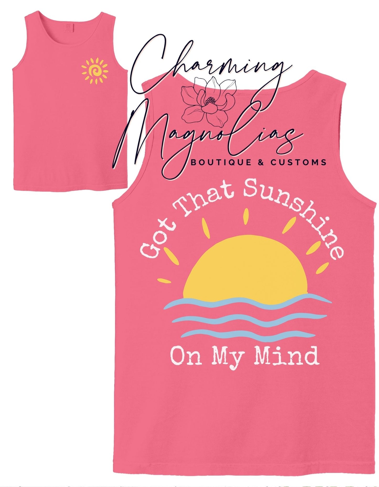 Sunshine On My Mind pocket tee