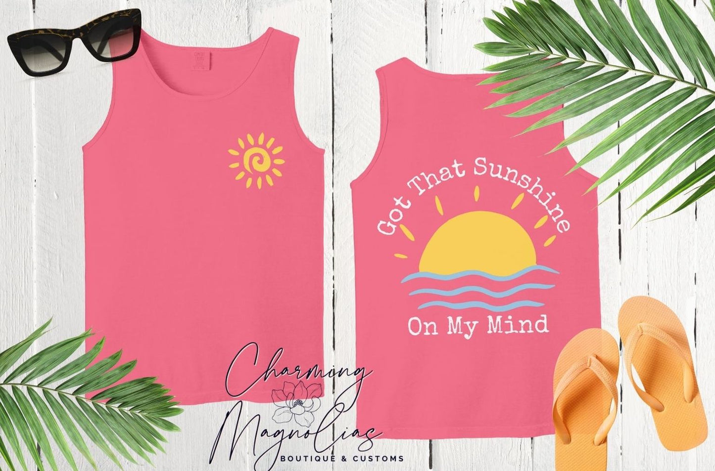 Sunshine On My Mind pocket tee